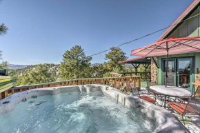 Mountaintop Ruidoso Cabin with Panoramic Views!